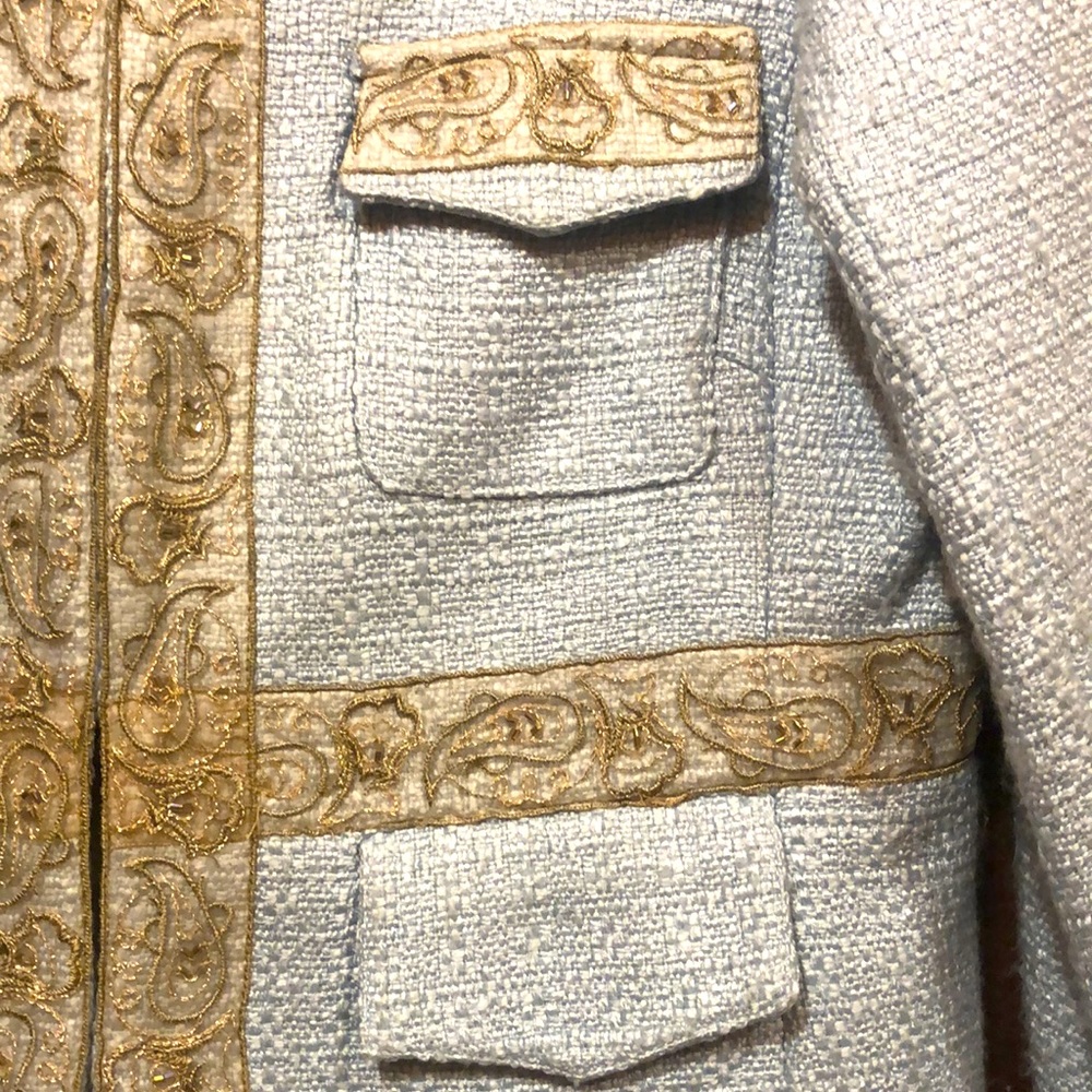 Walter Blue jacket Top - Picture 4 of 8